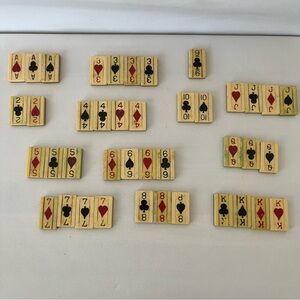 Antique Bridge Dominoes